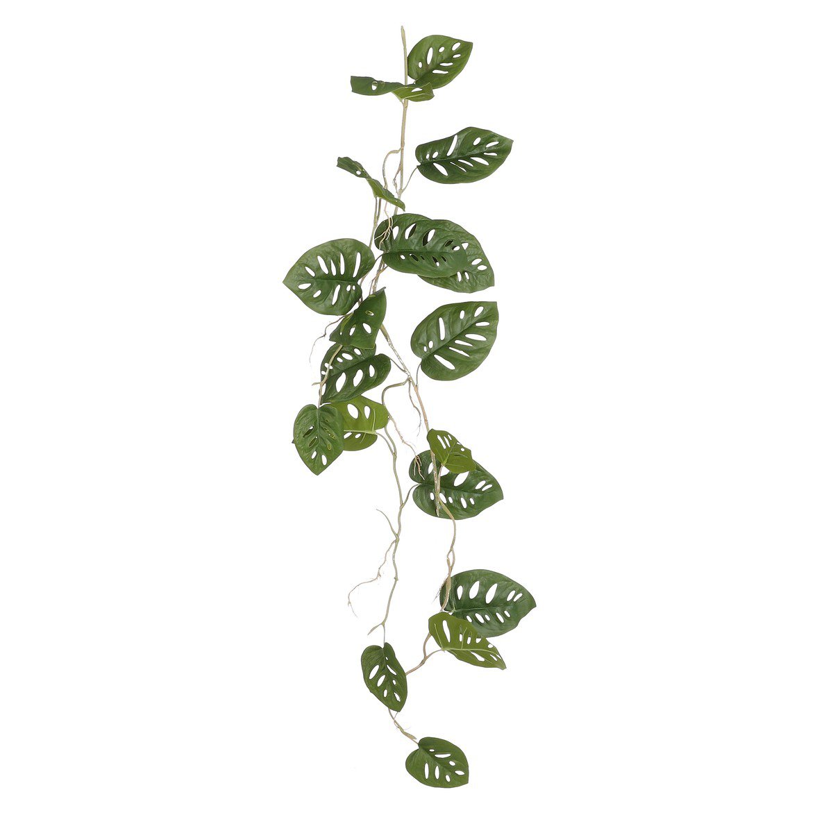 Monstera kunstplant slinger, groen, 115 cm