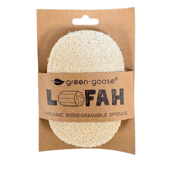 Loofah cellulose spons, 5 x 10 cm