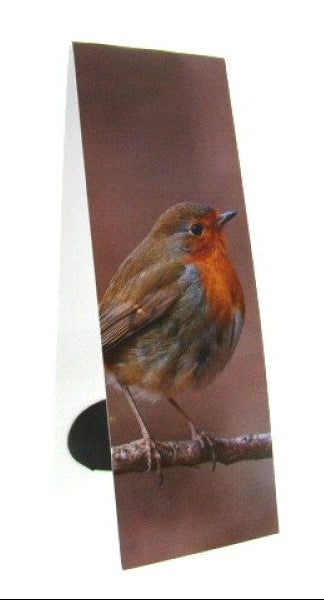 Roodborst, magnetische boekenlegger