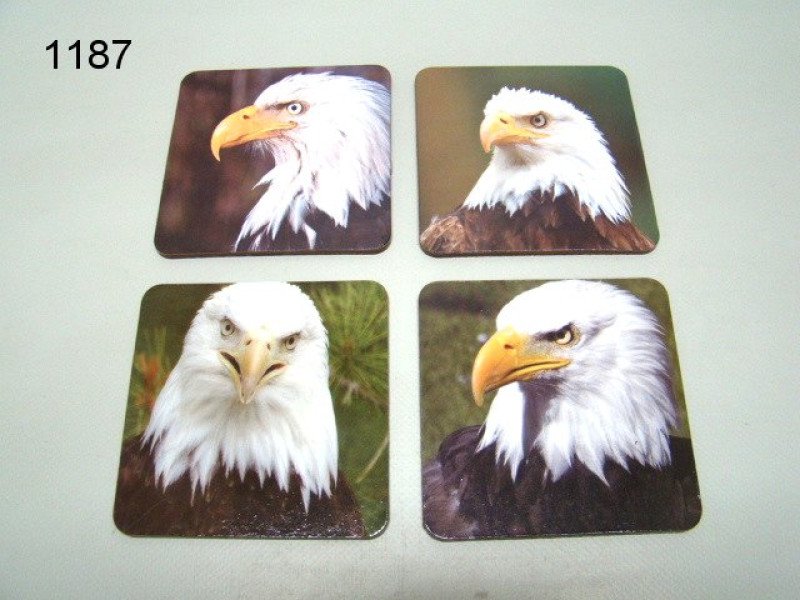 Adelaars onderzetters, 4 stuks