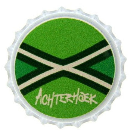 Achterhoekse vlag magneet, kroonkurkmodel