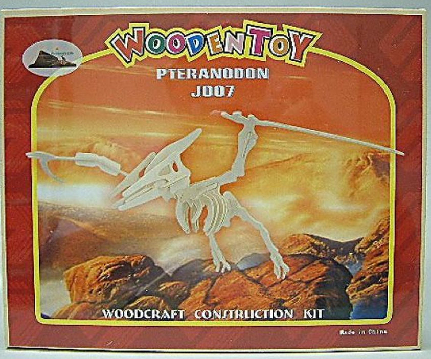 Pteranodon bouwpakket, hout