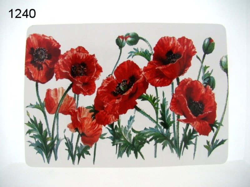 Klaproos placemat