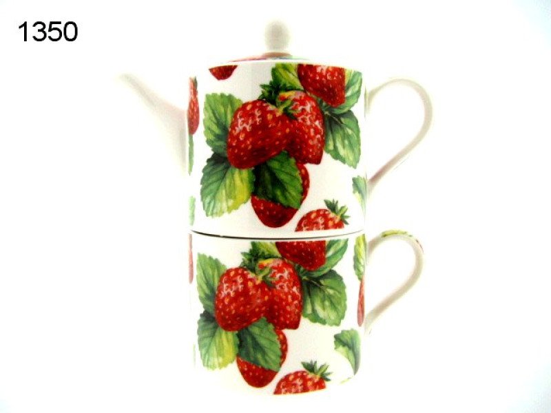 Aardbei, tea for one