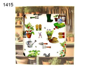 Tuin/green fingers onderzetters, 4 stuks