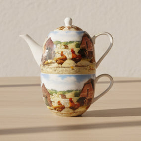 Haan en hen, tea for one