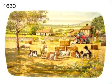 Schaap en collie dienblad, klein