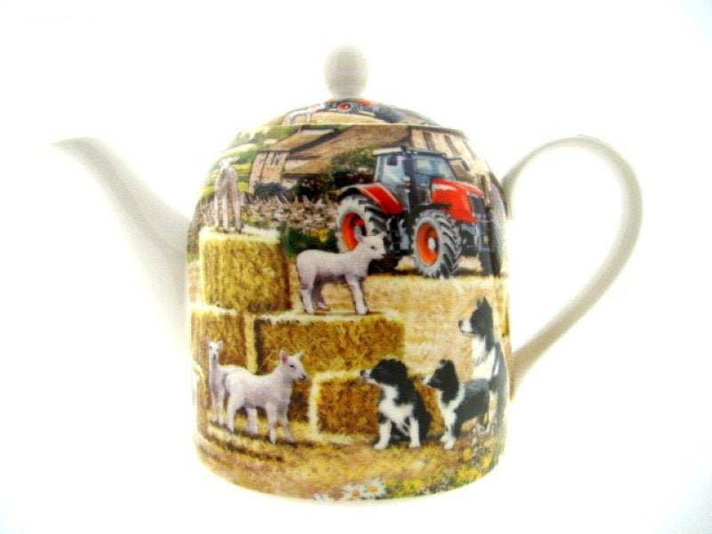Schaap en collie theepot