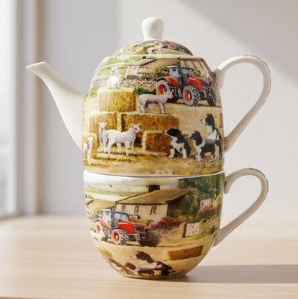 Schaap en collie, tea for one
