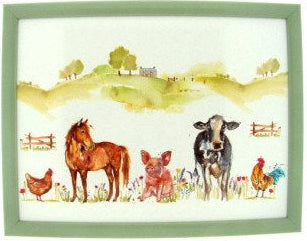 Boerderij schootkussen, 44 x 33 cm