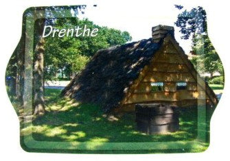 Dienblad plaggenhut Drenthe 21 x 14,5 cm