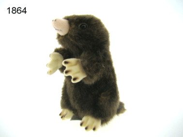 Mol pluche, 14 cm