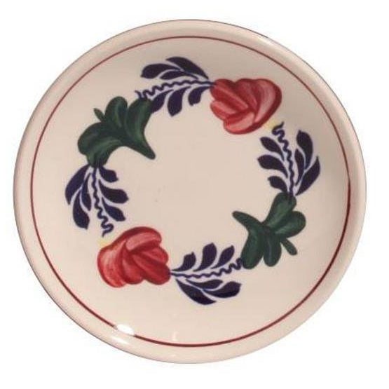 Petit fourbordje boerenbont, Ø11 cm 4 stuks