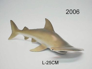 Zandhaai 25 cm, kunststof