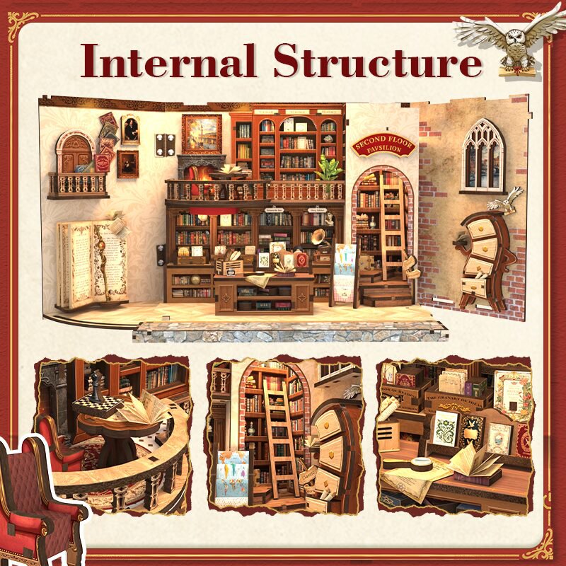 DIY house Thames bookstore, 17,7 cm