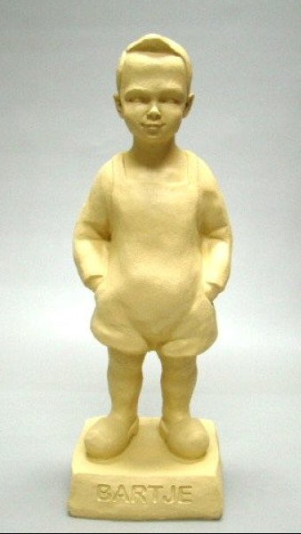 Bartje tuinbeeld polystone, 40 cm