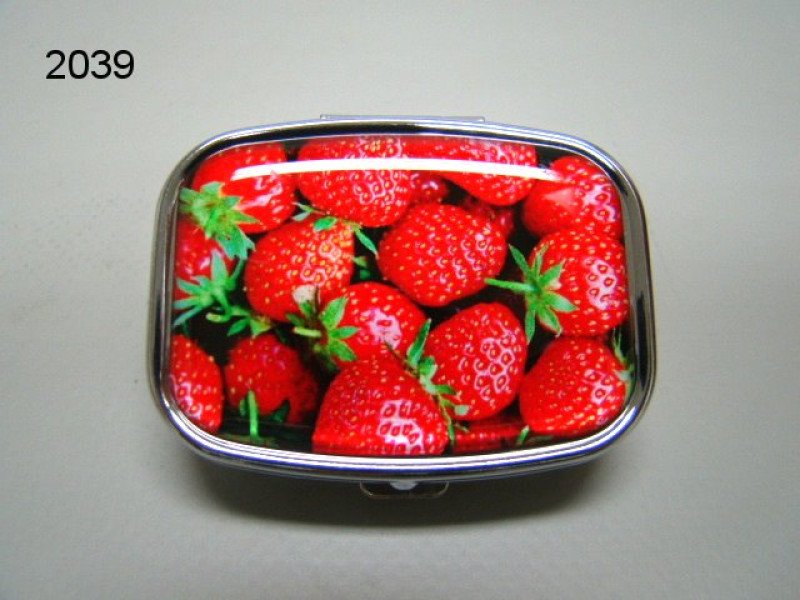 Aardbei pillendoosje