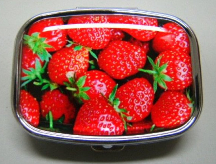 Aardbei pillendoosje