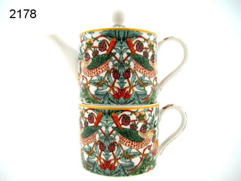 Strawberry thief, tea for one