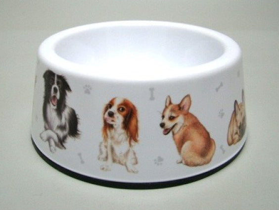 Hond voerbak melamine, 13 x 6 cm