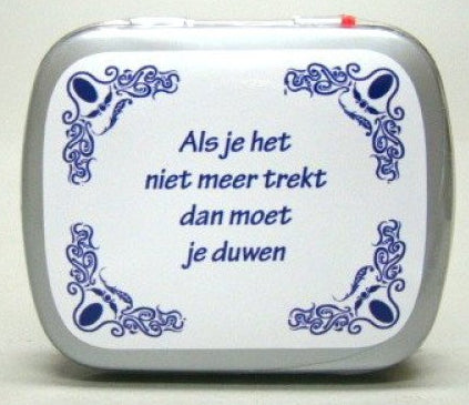 Als je het, blikje met pepermunt, 14 gram