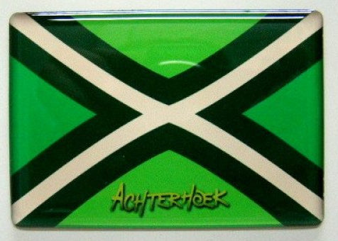 Achterhoekse vlag magneet, 5,5 x 8 cm
