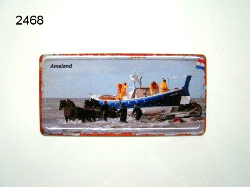 Ameland, reddingsboot magneet