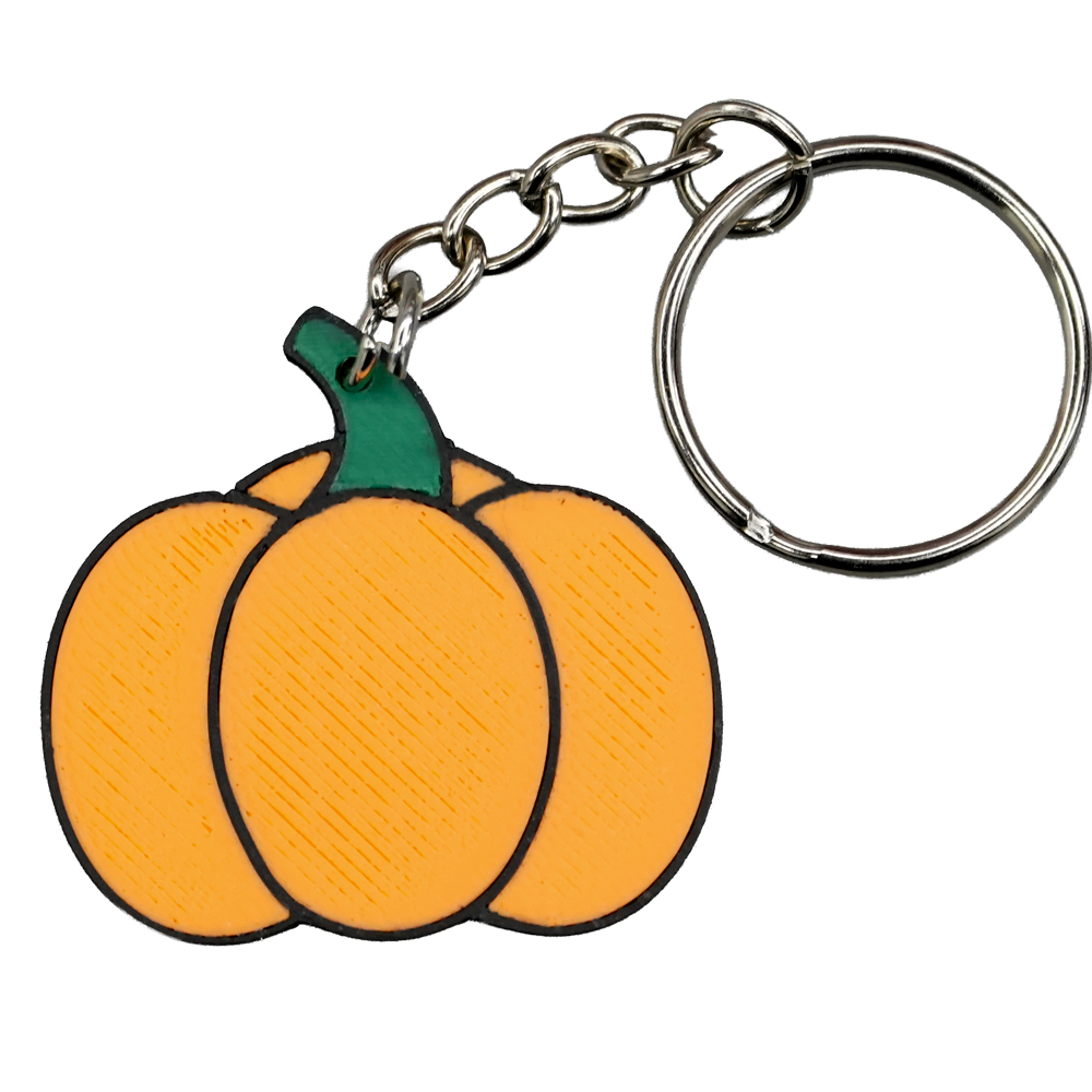 Pompoen sleutelhanger