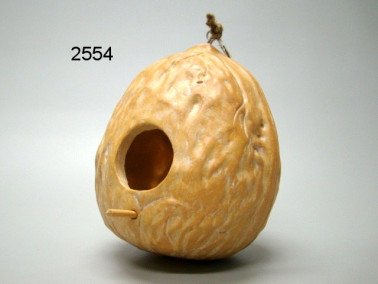 Vogelhuis walnoot, 16 cm