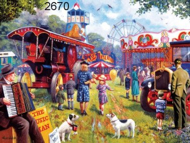 A day at the fair legpuzzel, 1000 stukjes