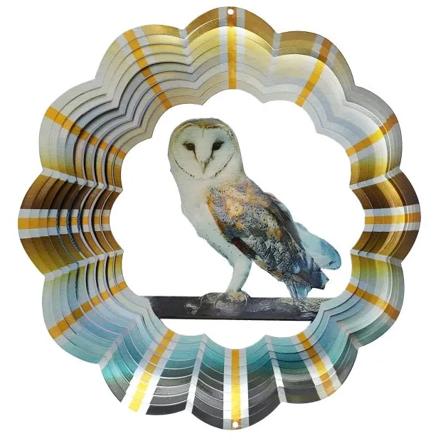 Windspinner Spin Art Kerkuil 12 inch – RVS