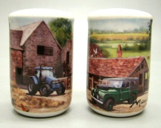 Farmyard peper en zoutstel