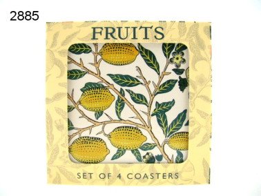 Fruits onderzetters, 4 stuks