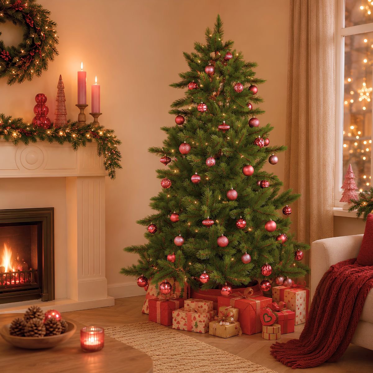 Wyoming kunstkerstboom, 230 cm