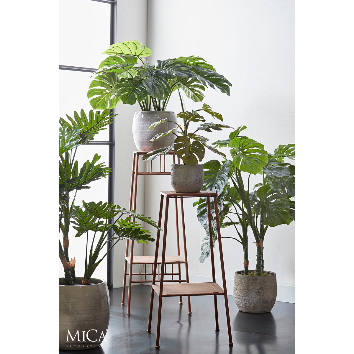 Monstera kunstplant, 140 cm