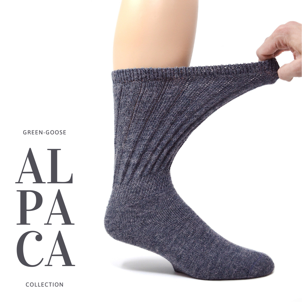 Alpaca sokken reliëf, 4 paar