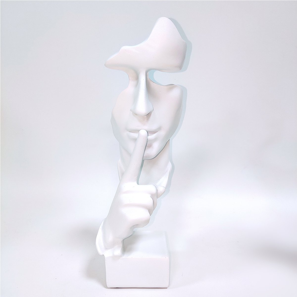 Kleine stilte woondecoratie, wit, 10 × 10 × 27 cm