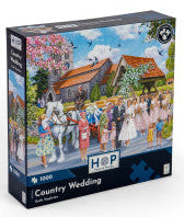 Country Wedding legpuzzel, 1000 stukjes, 68 x 49 cm