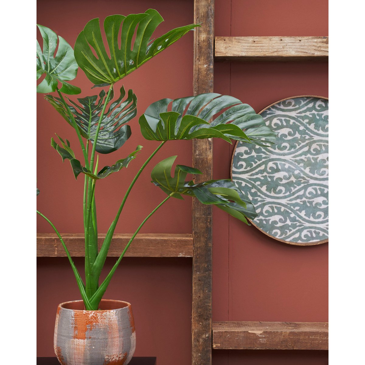 Monstera kunstplant, 100 cm