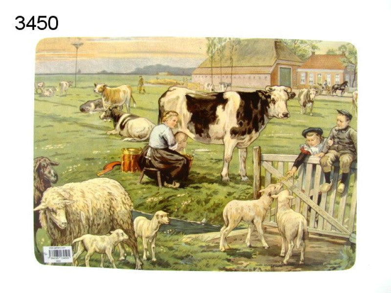 Ot en Sien: in de weide placemat