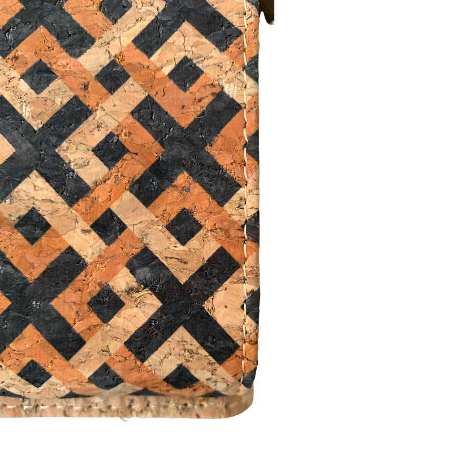 Kurk telefoontasje Squares inclusief portemonnee, 11 x 4 x 19 cm