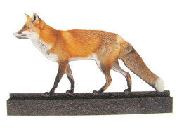 Vos houten decoratie, 10 cm, staand ornament