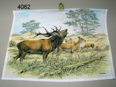 Edelhert theedoek