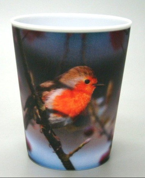 Roodborst 3D Beker