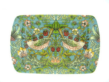 Strawberry Thief dienblad 21 x 15 cm, William Morris