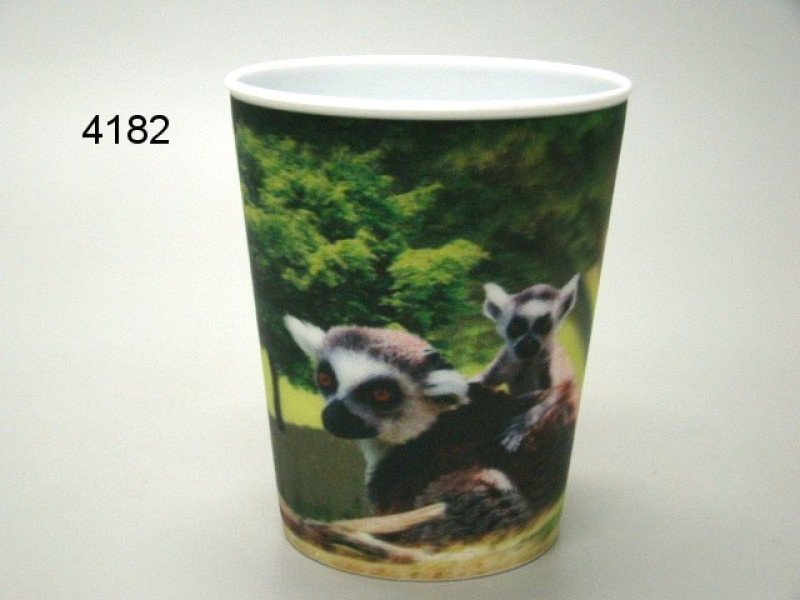 Ringstaartmaki, 3D beker