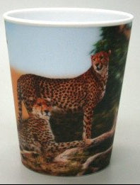 3D beker cheetah, 300 ml