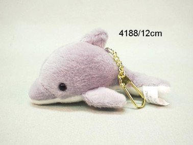 Dolfijn sleutelhanger, 12 cm