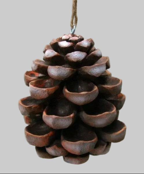Dennenappel vogelvoerhouder, 24 cm