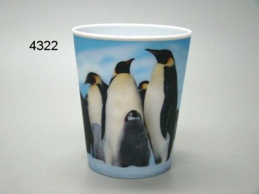 Pinguin, 3D beker